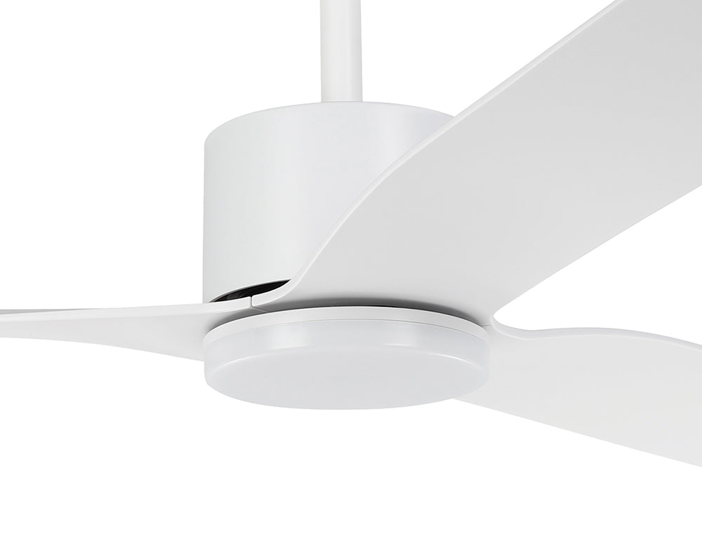 Iluka 52" DC Ceiling Fan With 20W Dimmable LED Light Matt White / Tunable - 20537801
