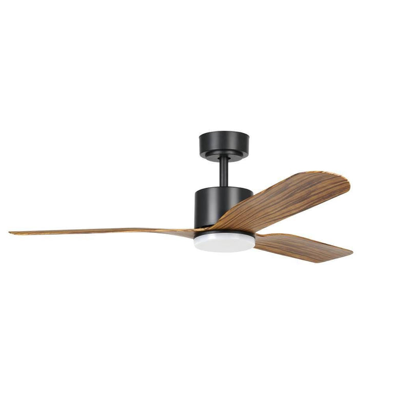 Iluka 52" DC Ceiling Fan With 20W Dimmable LED Light Rustic Timber / Tunable - 20537815