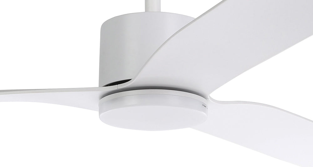 Iluka 60" DC Ceiling Fan With 20W Dimmable LED Light Matt White / Tunable - 20538101