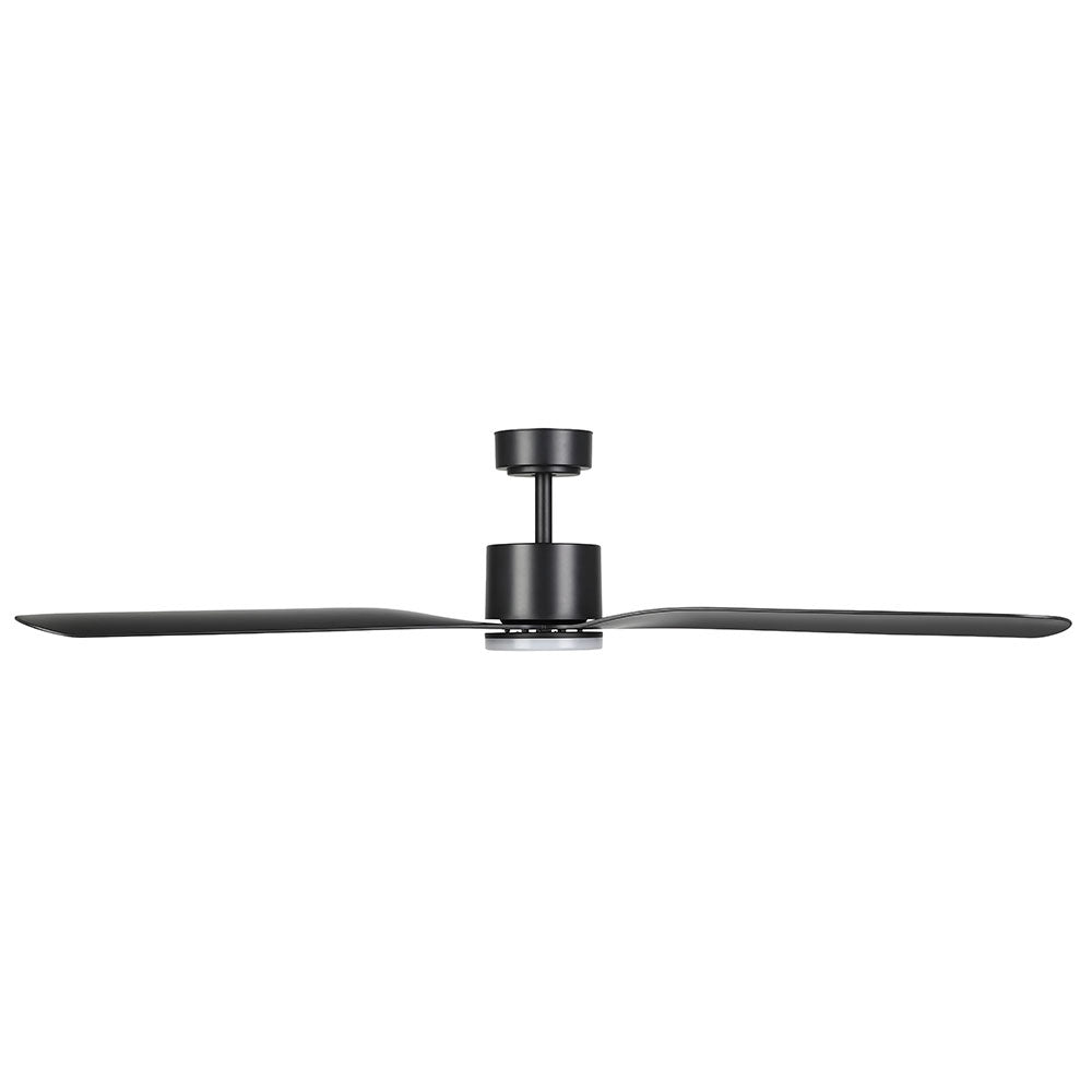 Iluka 60" DC Ceiling Fan With 20W Dimmable LED Light Matt Black / Tunable - 20538102