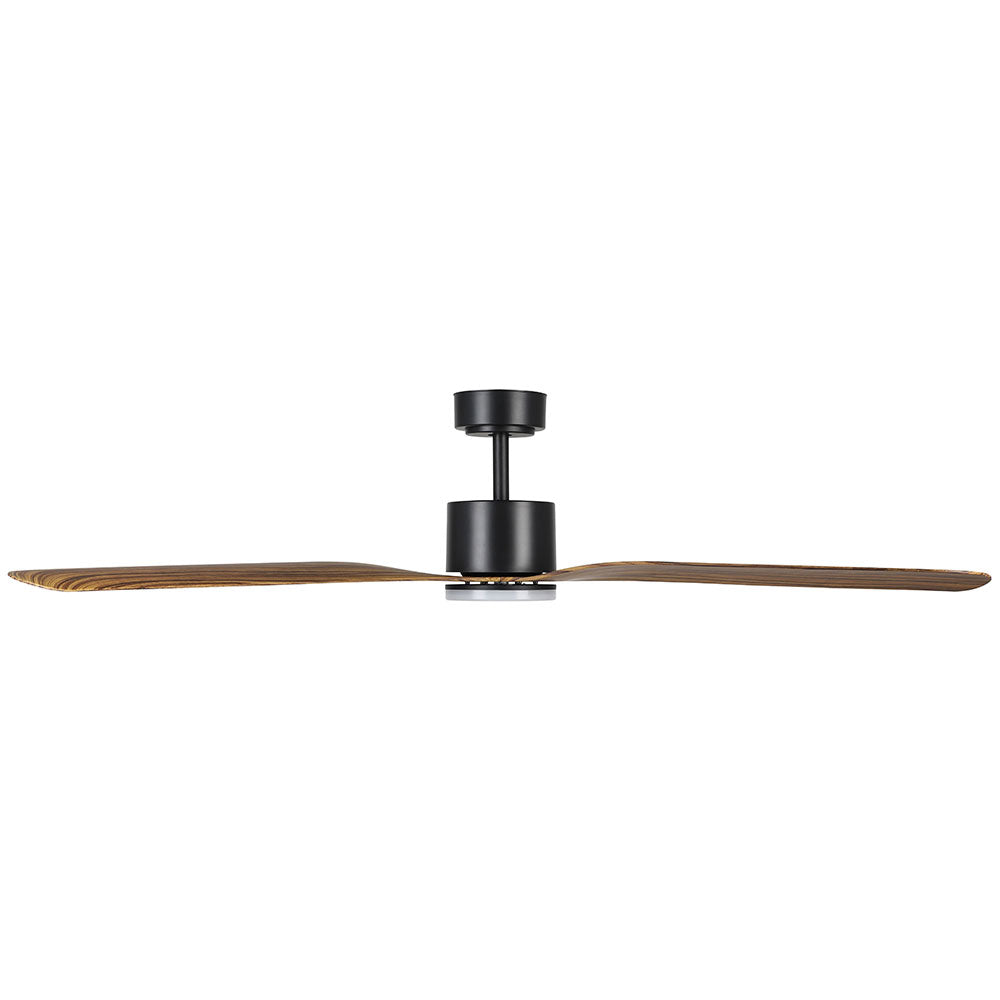 Iluka 60" DC Ceiling Fan With 20W Dimmable LED Light Rustic Timber / Tunable - 20538115