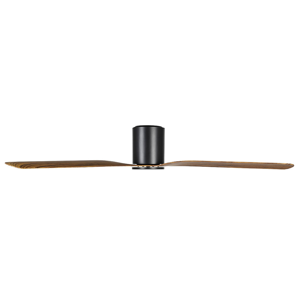 Iluka 60" DC Flush Ceiling Hugger Fan Rustic Timber - 20538415
