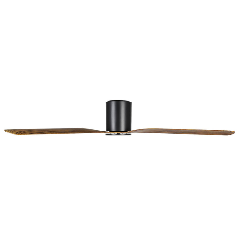 Iluka 60" DC Flush Ceiling Hugger Fan Rustic Timber - 20538415