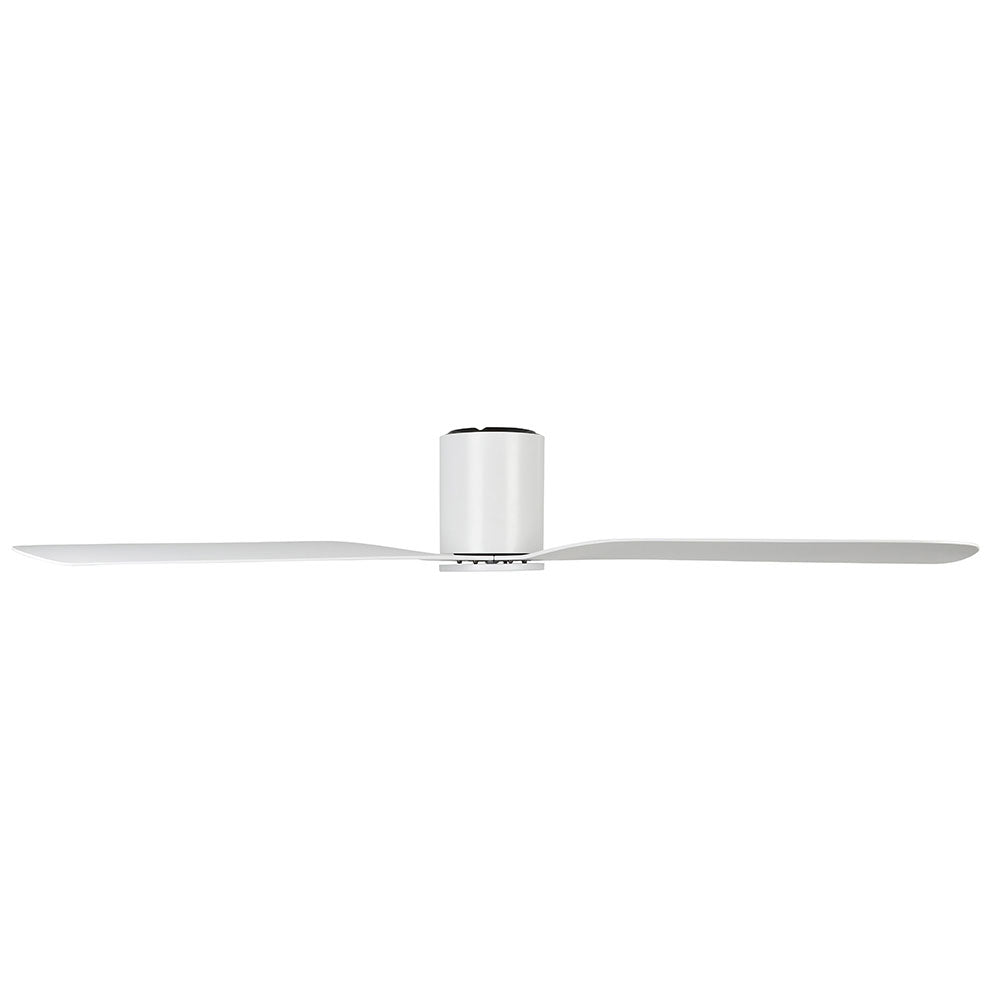 Iluka 60" DC Flush Ceiling Hugger Fan Matt White - 20538401