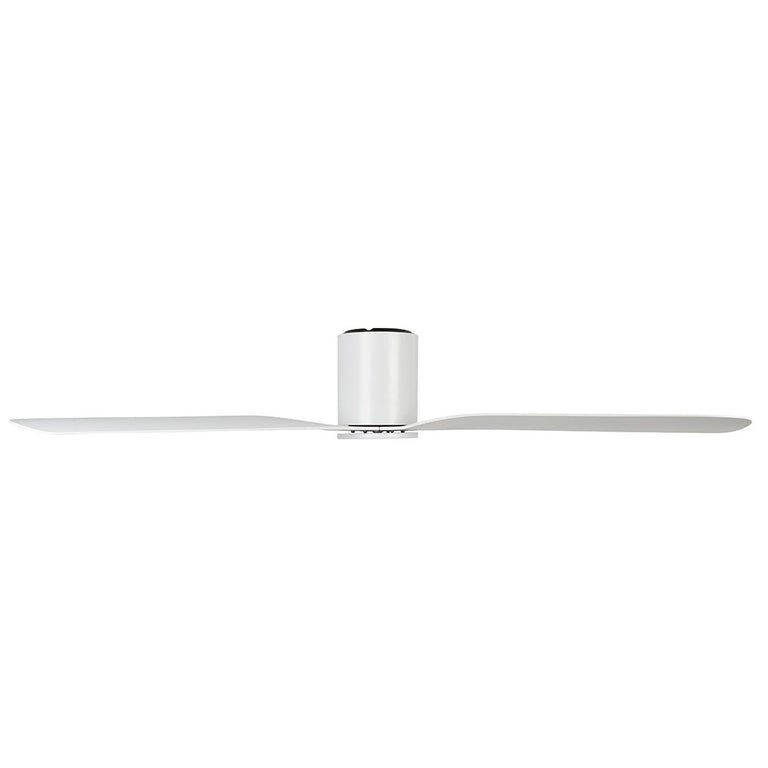 Iluka 60" DC Flush Ceiling Hugger Fan Matt White - 20538401