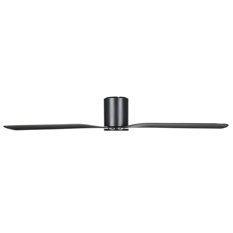Iluka 60" DC Flush Ceiling Hugger Fan Matt Black - 20538402