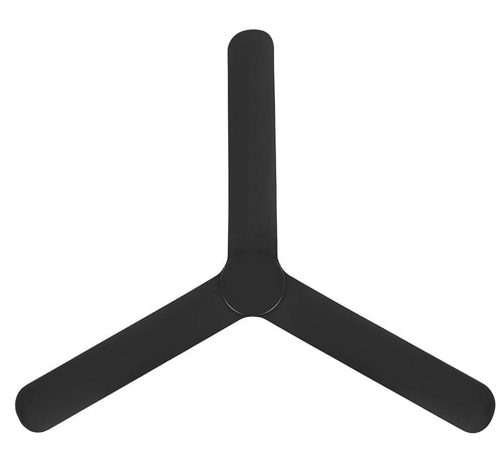 Iluka 60" DC Flush Ceiling Hugger Fan Matt Black - 20538402
