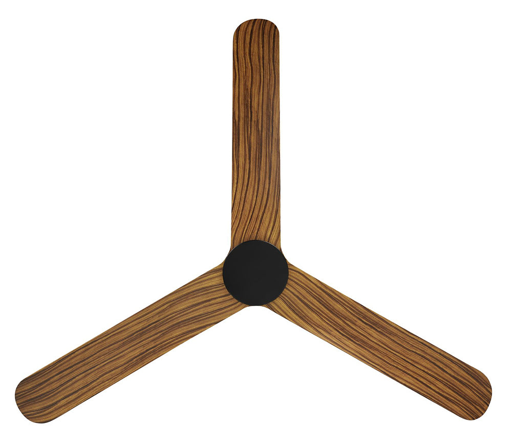 Iluka 60" DC Flush Ceiling Hugger Fan Rustic Timber - 20538415