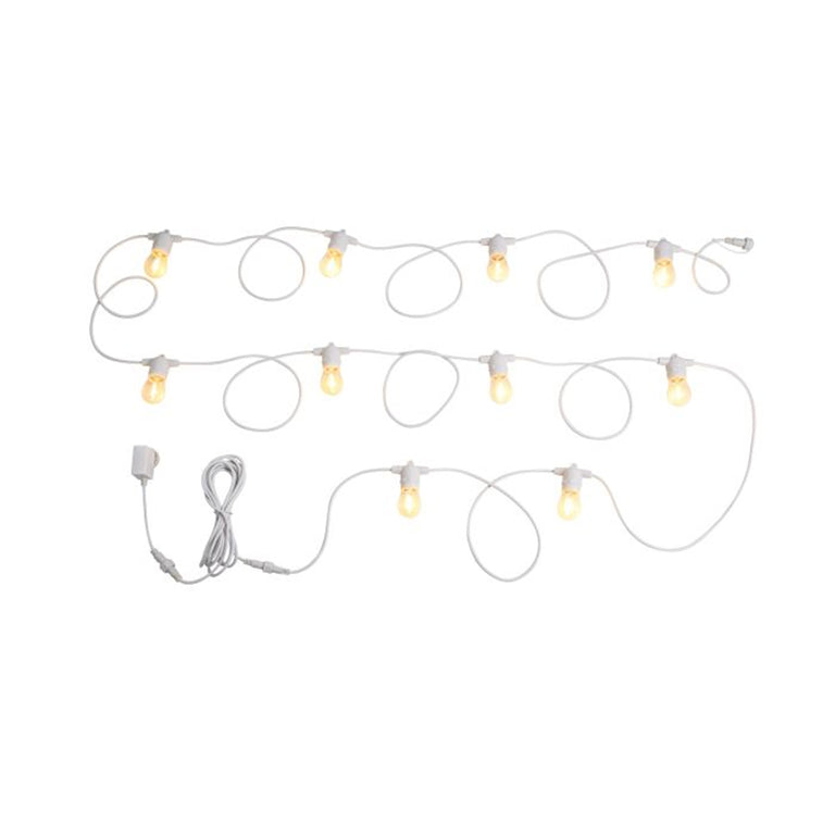 Festoon 10 Light 12V LED Fixed Light Kit White / Warm White IP55 - 205398N