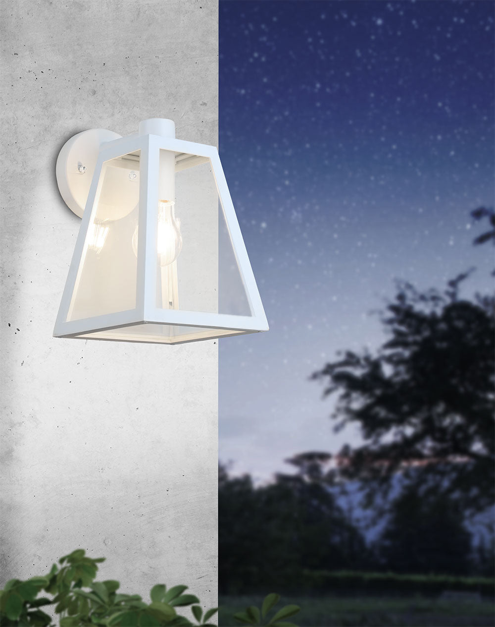 Mirandola Outdoor Wall Light White IP44 - 205468N