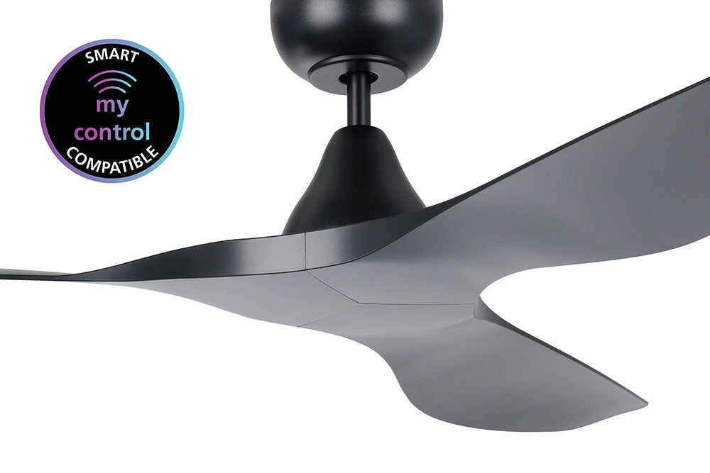 Surf 48" DC Ceiling Fan Matt Black - 20549602
