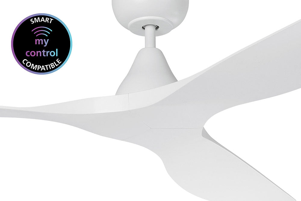 Surf 72" DC Ceiling Fan Matt White - 20789401