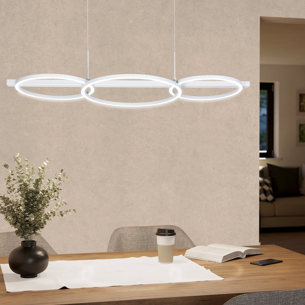 Lanacera 40.5W LED Dimmable Pendant White / Warm White - 205834