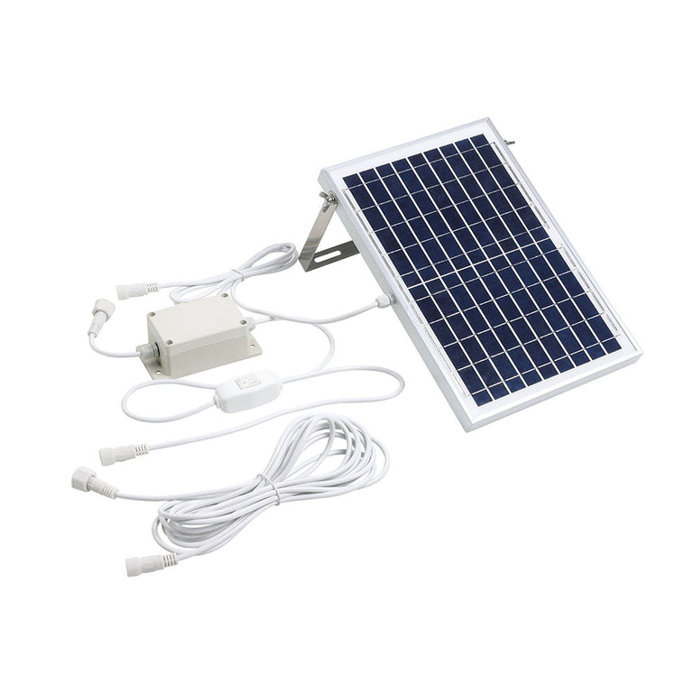 Solar Festoon 2 10 Light 12V LED Fixed Light Kit White / Warm White IP65 - 205892N