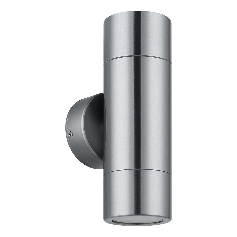 Fremantle 2 x 5W CCT 240V GU10 LED Up / Down Wall Light Titanium - 206125
