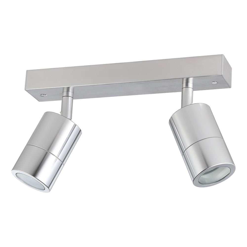 Fremantle 2 x 5W CCT 240V 2 Light GU10 LED Adjustable Spotlight Titanium - 206154