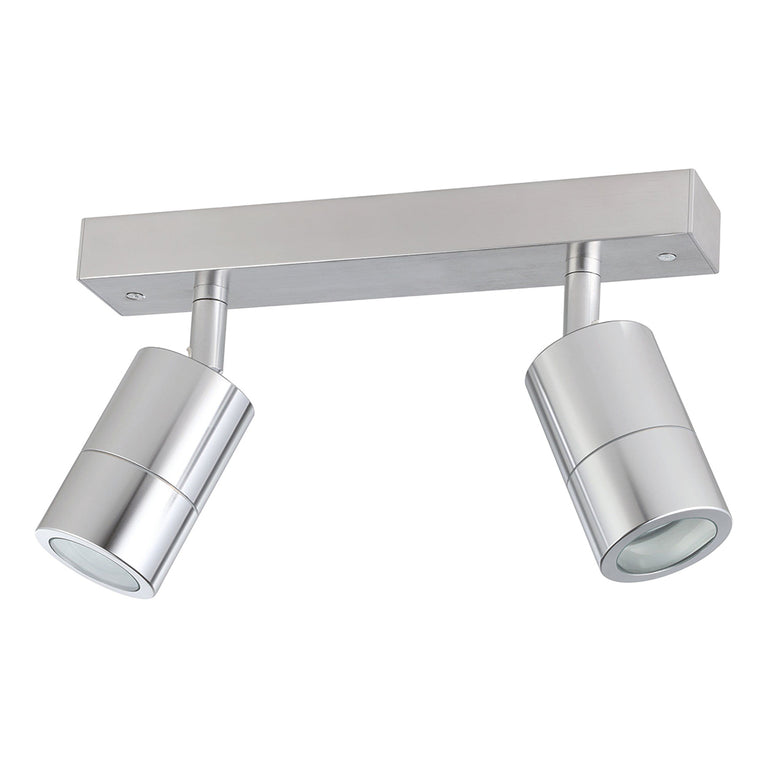 Fremantle 2 x 5W CCT 240V 2 Light GU10 LED Adjustable Spotlight Titanium - 206154