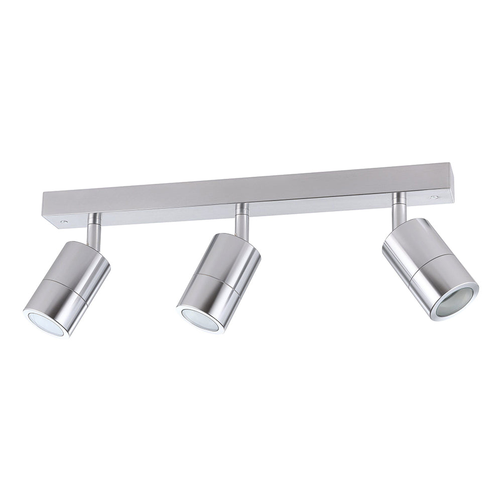 Fremantle 3 x 5W CCT 240V 2 Light GU10 LED Adjustable Spotlight Titanium - 206158