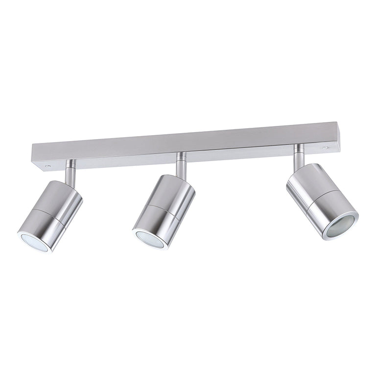 Fremantle 3 x 5W CCT 240V 2 Light GU10 LED Adjustable Spotlight Titanium - 206158