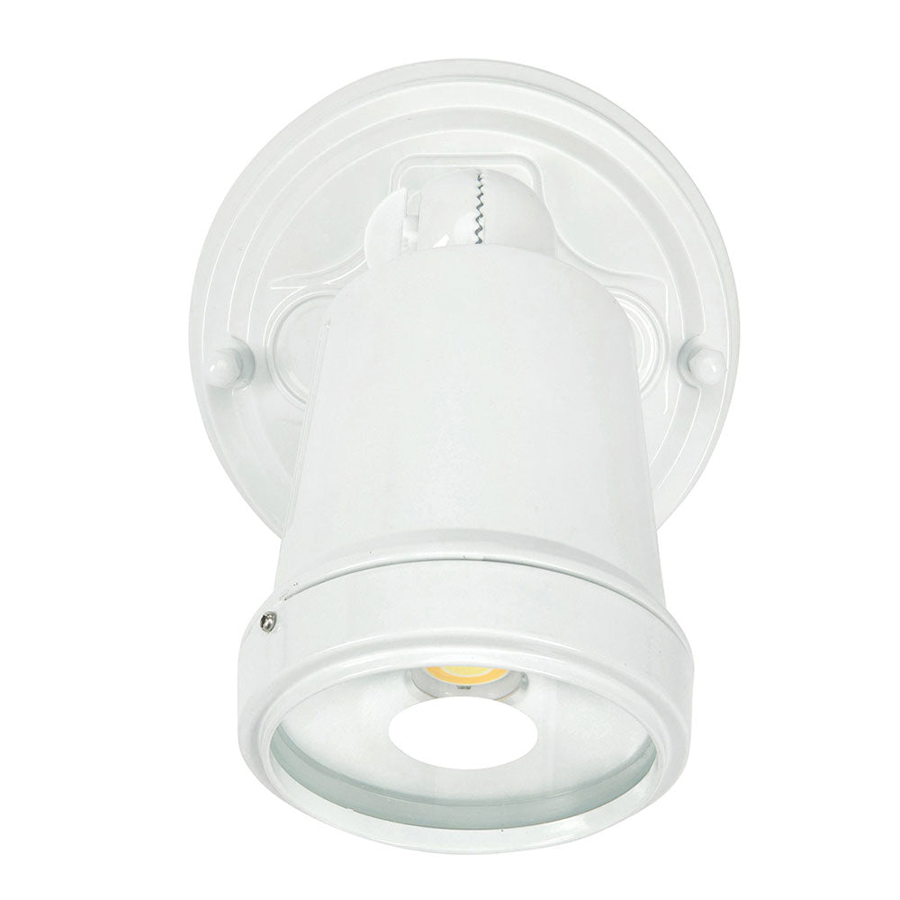 Hunter 11W Single LED Spotlight White / Tri-Colour - 20616/05