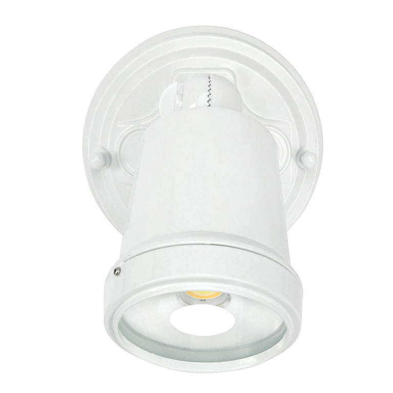 Hunter 11W Single LED Spotlight White / Tri-Colour - 20616/05