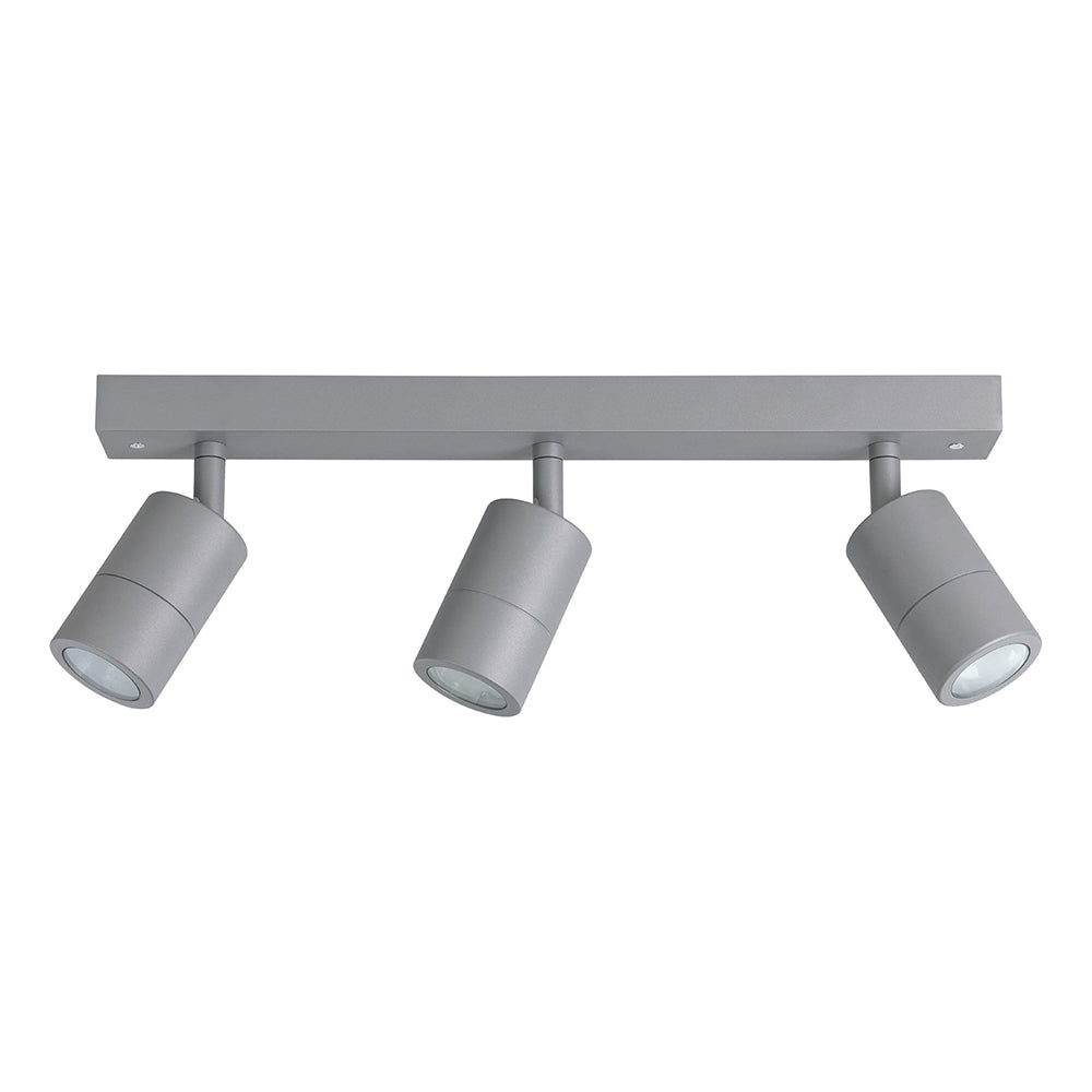 Fremantle 3 x 5W CCT 240V 2 Light GU10 LED Adjustable Spotlight Silver Grey - 206162