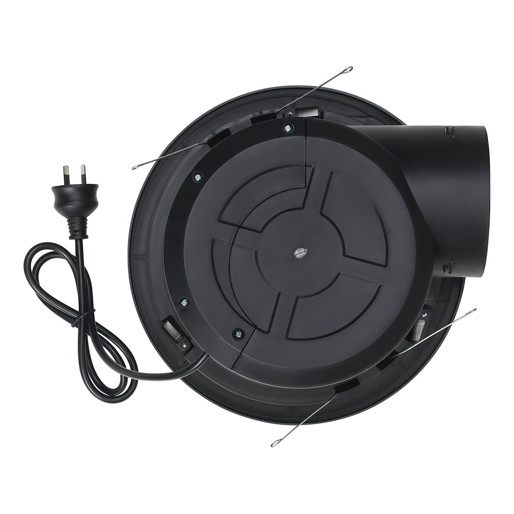 Samba Round Exhaust Fan Matt Black - 206177N