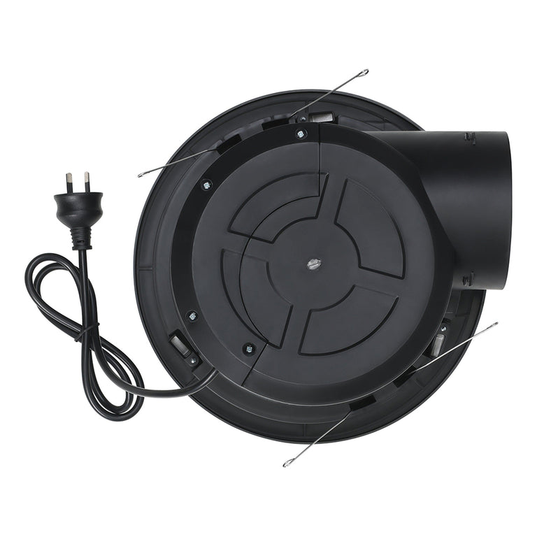 Samba Round Exhaust Fan Matt Black - 206177N