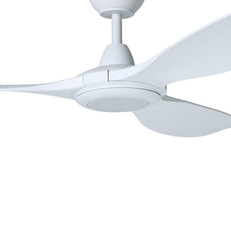 Kurrawa 60" DC Tropically Rated Ceiling Fan With 18W Dimmable Tri-Colour LED Matt White - 20618801