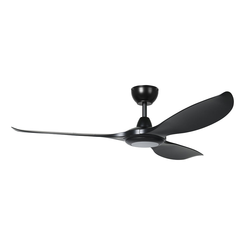 Kurrawa 60" DC Tropically Rated Ceiling Fan With 18W Dimmable Tri-Colour LED Matt Black - 20618802