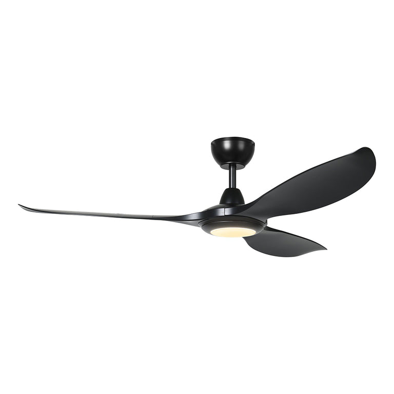 Kurrawa 60" DC Tropically Rated Ceiling Fan With 18W Dimmable Tri-Colour LED Matt Black - 20618802