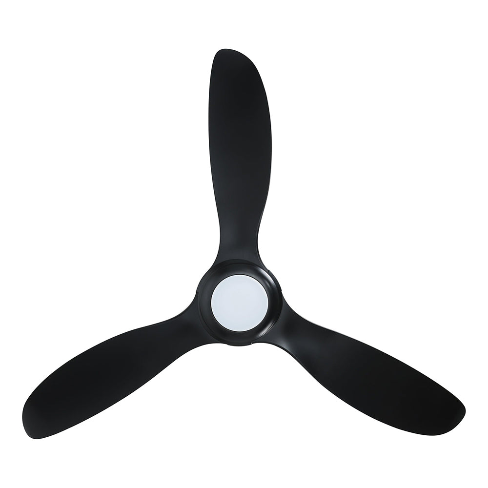 Kurrawa 60" DC Tropically Rated Ceiling Fan With 18W Dimmable Tri-Colour LED Matt Black - 20618802