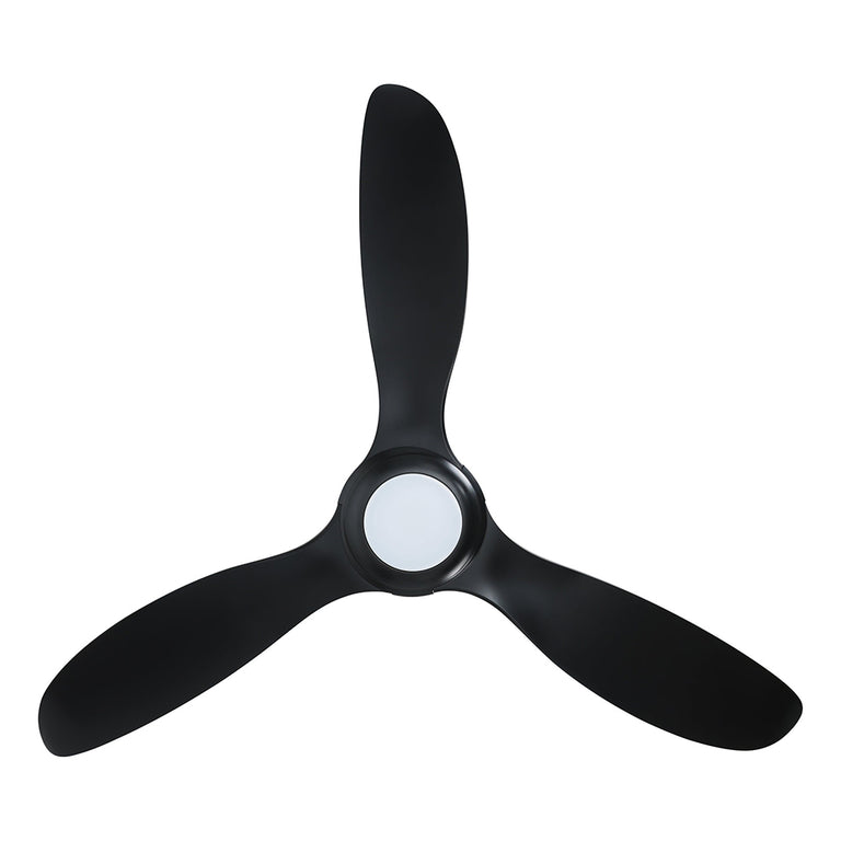 Kurrawa 60" DC Tropically Rated Ceiling Fan With 18W Dimmable Tri-Colour LED Matt Black - 20618802