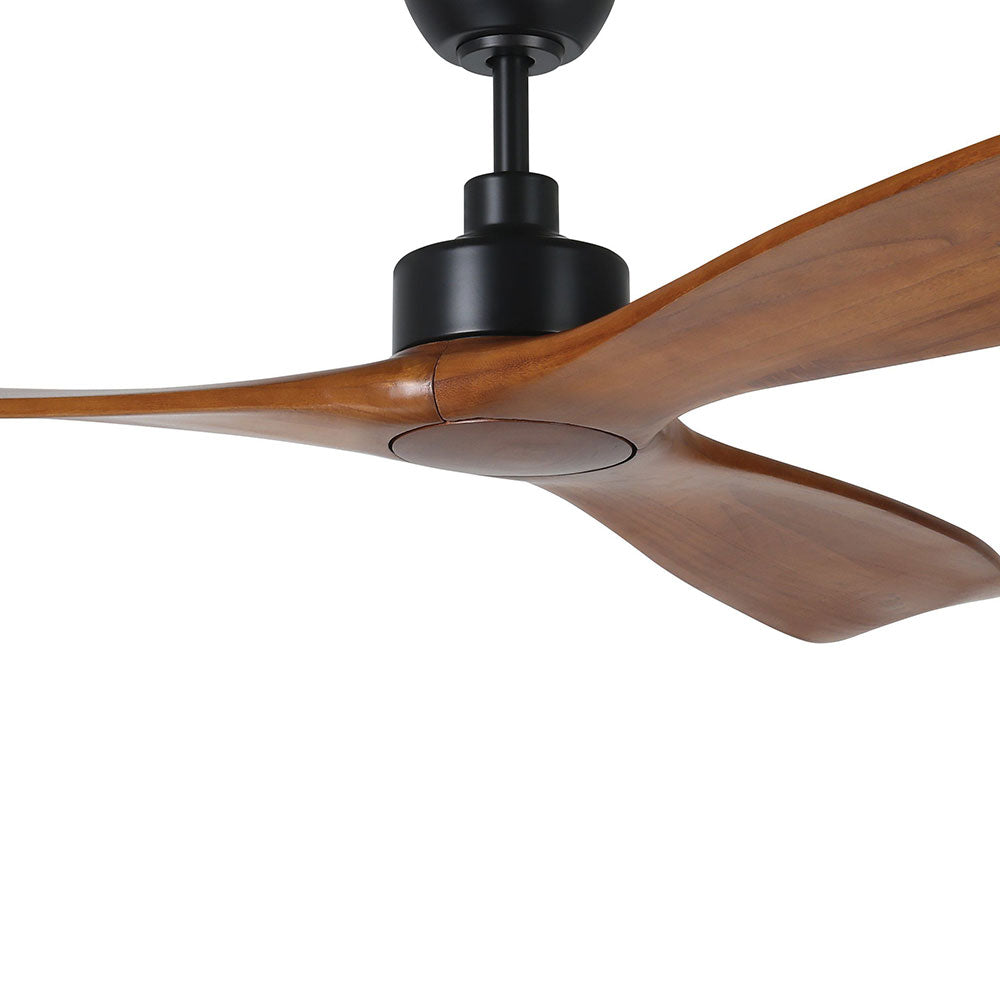 Currumbin 80" DC Ceiling Fan Black / Merbau - 20619328