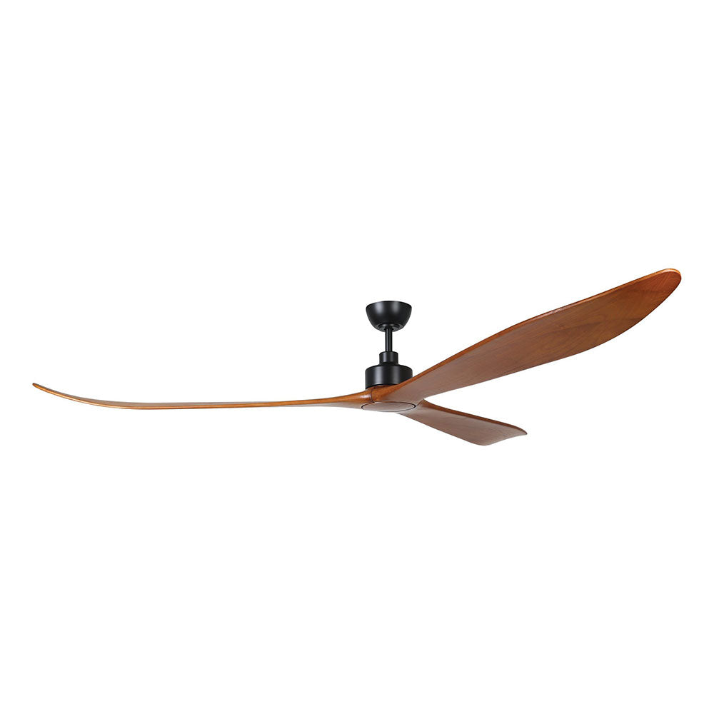 Currumbin 100" DC Ceiling Fan Black / Merbau - 20619428