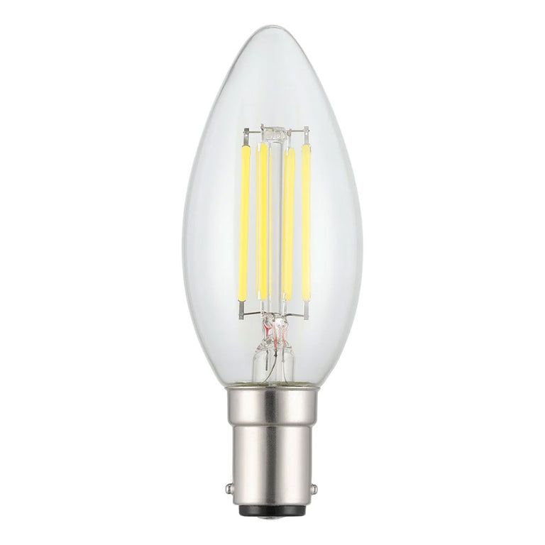 Filament Clear Candle LED 4W B15 Dimmable / Daylight - 206445