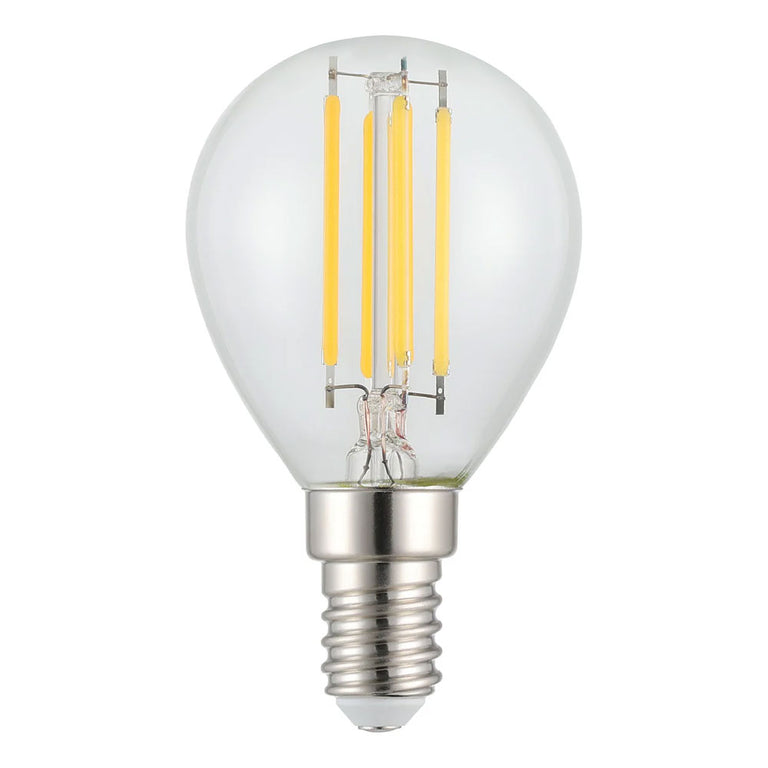 Filament Clear Fancy Round LED 4W E14 Dimmable / Warm White - 206452