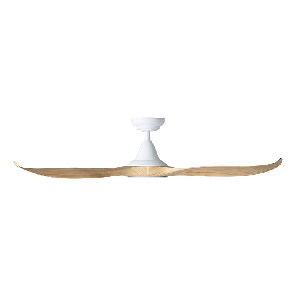 Noosa 52" 18W LED DC Ceiling Fan Blackbutt & White / Tri-Colour - 20684816