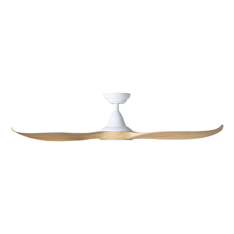 Noosa 52" 18W LED DC Ceiling Fan Blackbutt & White / Tri-Colour - 20684816