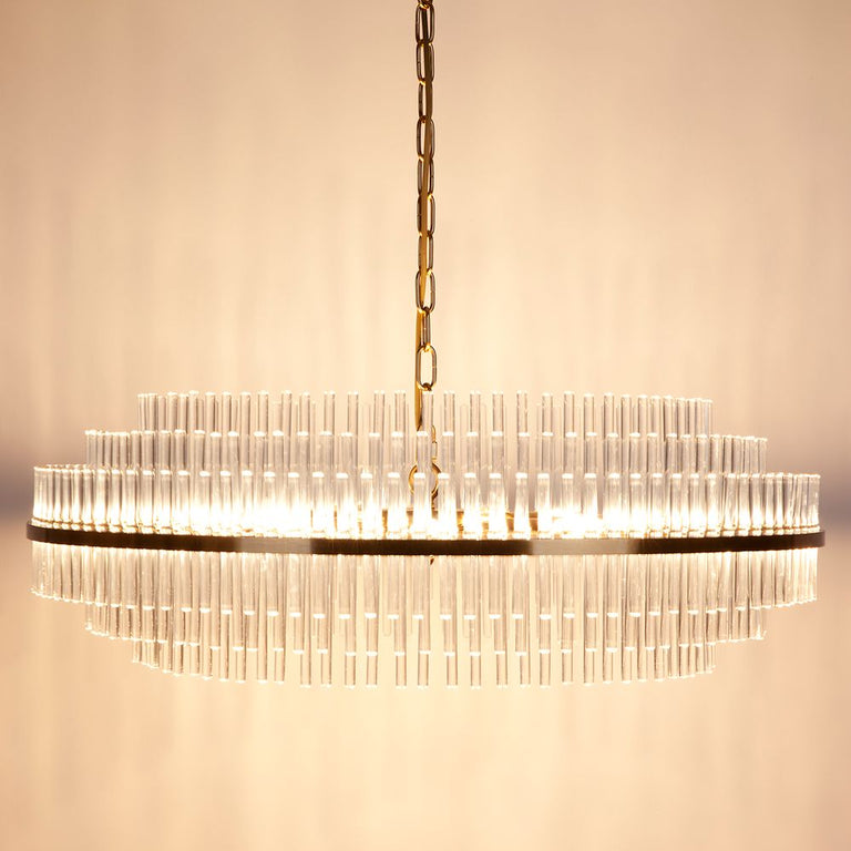 Lawrence 8 Light Pendant Polished Brass - 20716