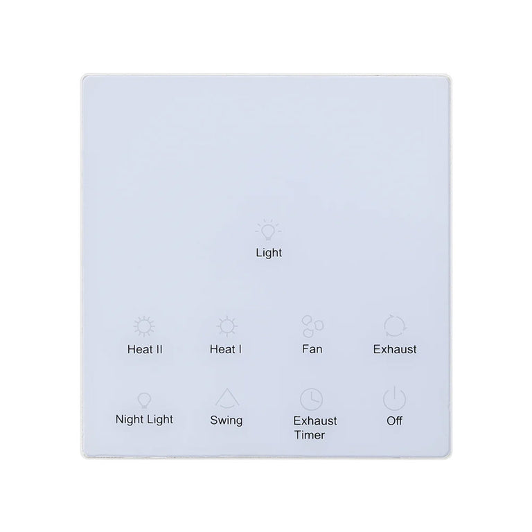 Marrakesh 4 in 1 PTC Heat / LED Light / Fan / Exhaust White - 207427
