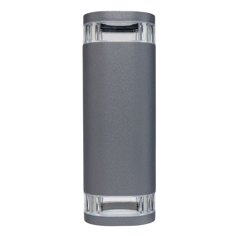 Glenelg Ambient 8W LED Up/Down Exterior Wall Light Charcoal / Warm White - 20781/51
