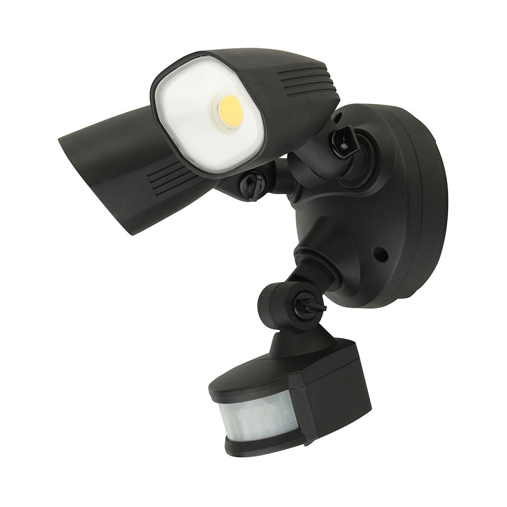 Shielder 20W LED Floodlight With Sensor Black / Cool White - 20784/06