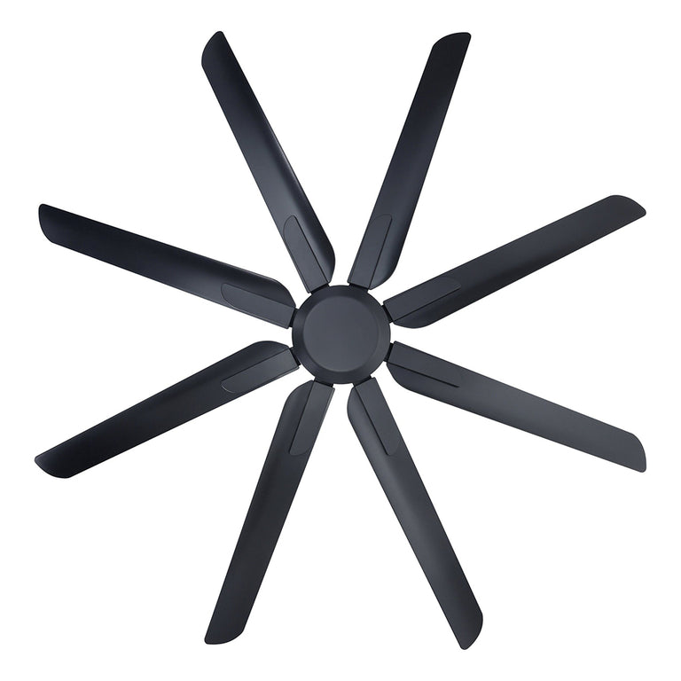 Santorini 66" DC Ceiling Fan Black - 20789602