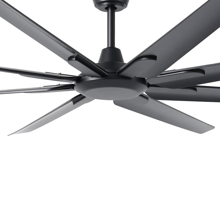 Santorini 84" DC Ceiling Fan Black - 20789702