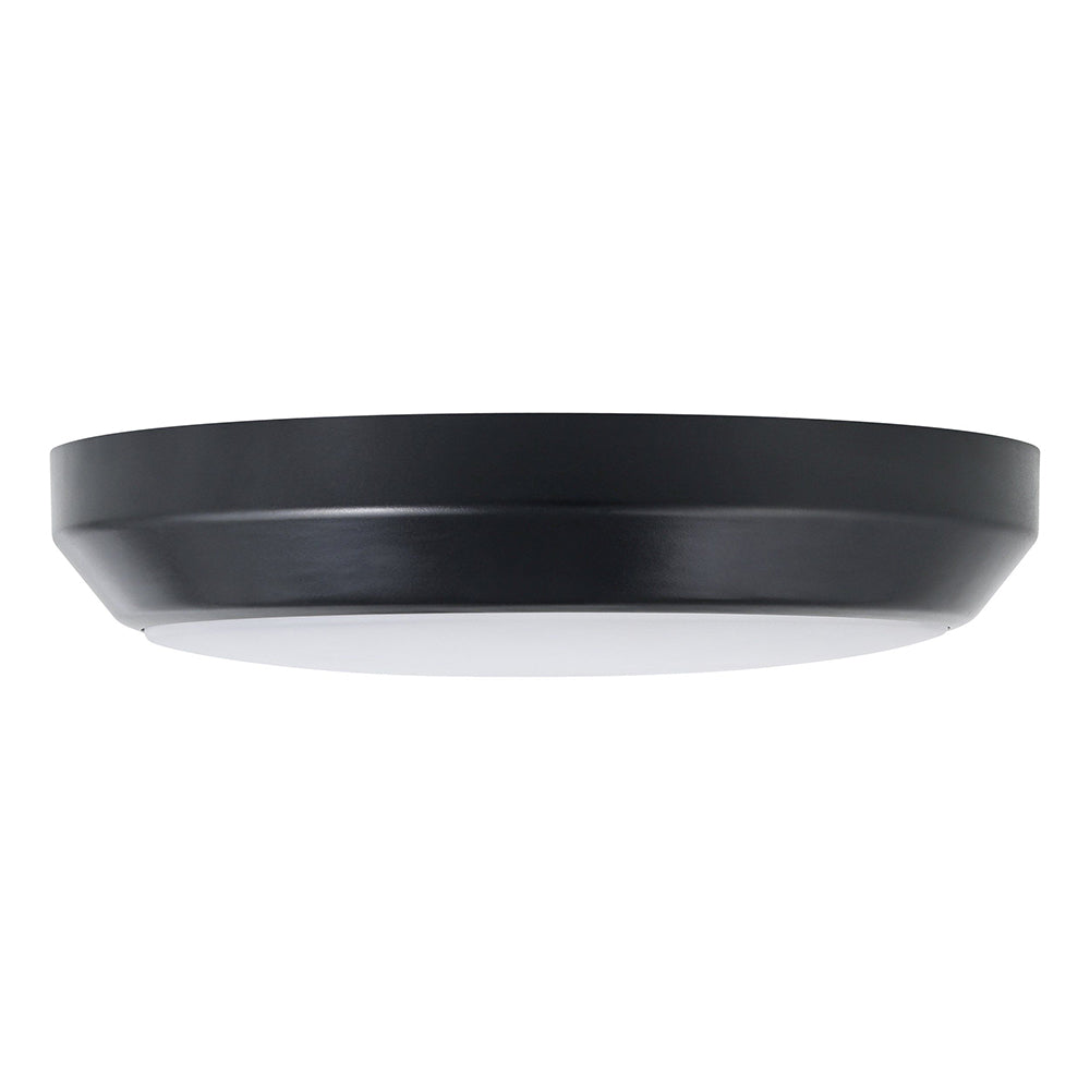 Santorini 20W LED Ceiling Fan Light Kit Black / Tri-Colour - 20789802