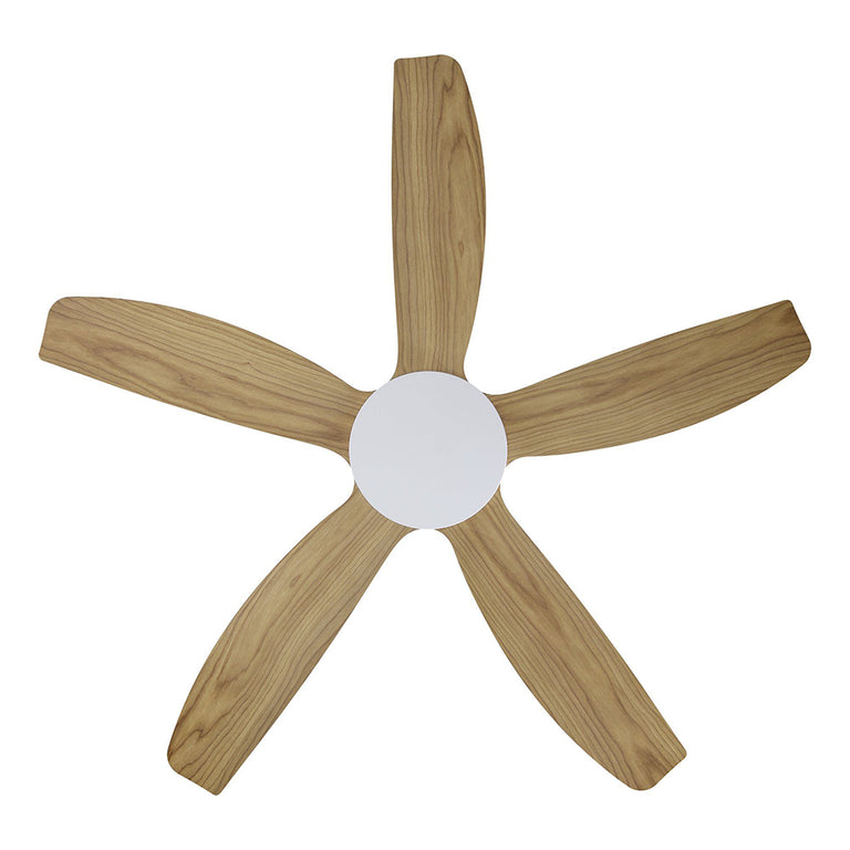 Miami 48" DC Ceiling Fan White /  Blackbutt - 20796316