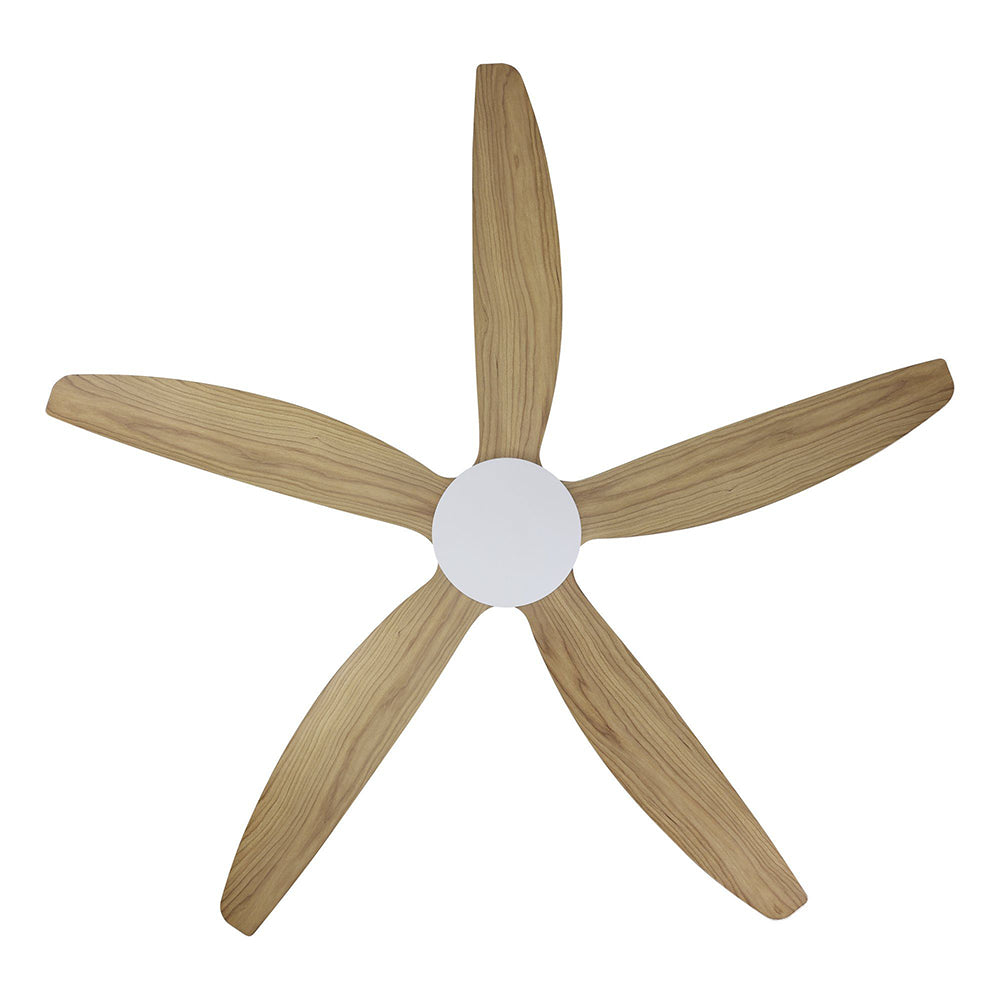 Miami 60" DC Ceiling Fan White /  Blackbutt - 20796516