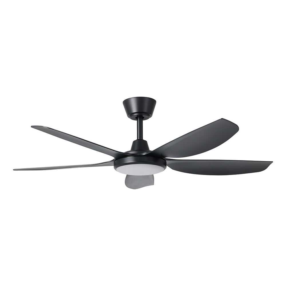 Miami 48" DC Ceiling Fan With 20W Dimmable LED Black / Tri-Colour - 20796602