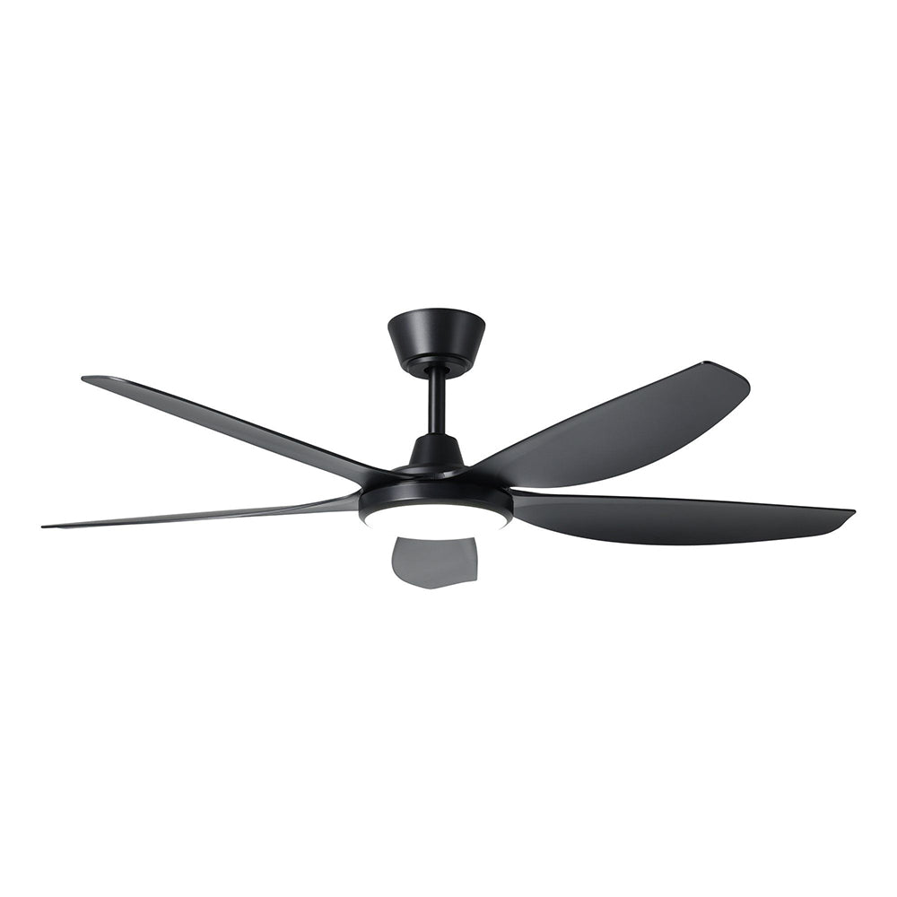 Miami 52" DC Ceiling Fan With 20W Dimmable LED Black / Tri-Colour - 20796702